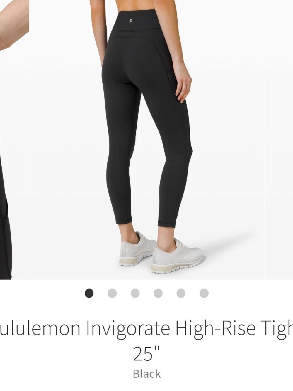 lululemon athletica Black High-Rise Leggings with Side Pockets